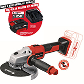 Einhell akumulatorska ugaona brusilica AXXIO TE-AG 18/150 Li BL - Solo